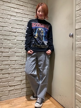 ヒステリックグラマー THUNDER MOUNTAIN Tシャツ HYSTERIC GLAMOUR ヒステリックグラマー THUNDER MOUNTAIN