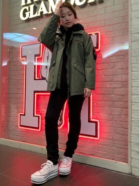 mariko.tさん（レディース・161cm）の冬コーディネート