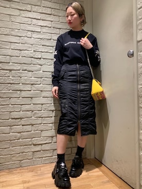 「アメカジコーデ」｜「アイテム（その他シューズ）」を使った、mariko.tさん（レディース・161cm）の冬コーディネート