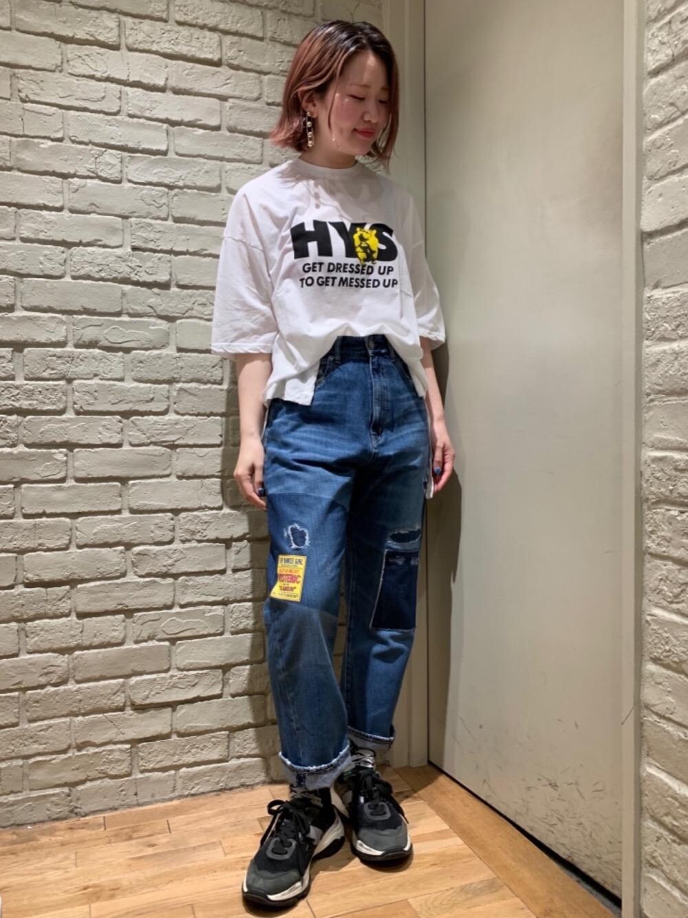 HYSTERIC GLAMOUR（ヒステリックグラマー）の「DIZZY＆MILKY 8分丈