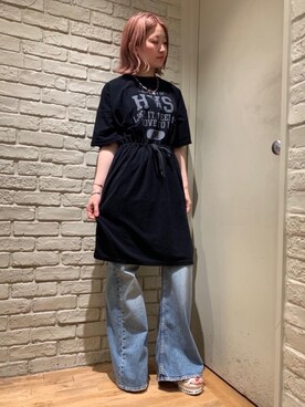 「ラフコーデ」｜「アイテム（雑貨/ホビー）」を使った、mariko.tさん（レディース・161cm）の春コーディネート