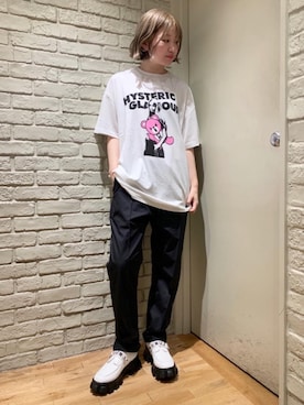 「らふこーで」｜「アイテム（その他シューズ）」を使った、mariko.tさん（レディース・161cm）の夏コーディネート
