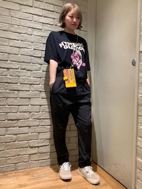 「HYSTERIC GLAMOUR（ヒステリックグラマー）のアイテム（PC・スマホグッズ/家電）」を使った、mariko.tさん（レディース・161cm）の夏コーディネート