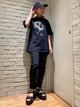 mariko.tさんの（HYSTERIC GLAMOUR | ヒステリックグラマー）を使ったコーディネート