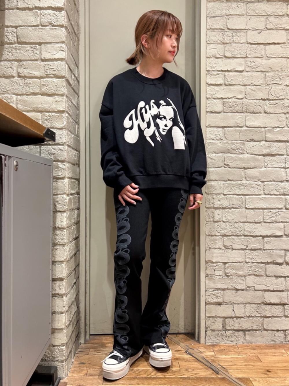 HYSTERIC WOMANアップリケ オーバーサイズスウェット美品 HYSTERIC WOMANアップリケ オーバーサイズスウェットを使った