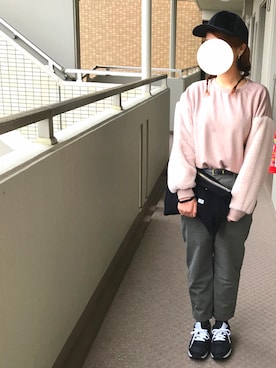 「Lee（リー）のアイテム（クラッチバッグ）」を使った、877さん（レディース・150cm）の秋コーディネート