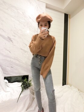 黃芫さんのコーディネート