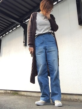 ▷◁さん（レディース・162cm）の冬コーディネート