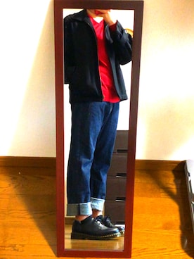 「Paul Smith（ポールスミス）のアイテム（ブルゾン）」を使った、龍 聖さん（メンズ・166cm）の春コーディネート