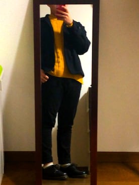 「Paul Smith（ポールスミス）のアイテム（ブルゾン）」を使った、龍 聖さん（メンズ・166cm）の春コーディネート
