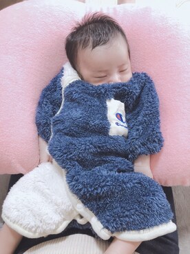 「60cm」｜「アイテム（オールインワン・サロペット）」を使った、KYO*AYAさん（レディース・154cm）の春コーディネート