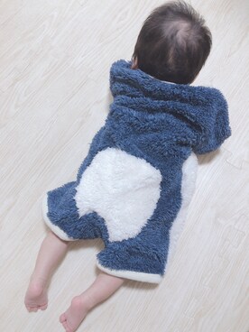 「60cm」｜「アイテム（オールインワン・サロペット）」を使った、KYO*AYAさん（レディース・154cm）の春コーディネート