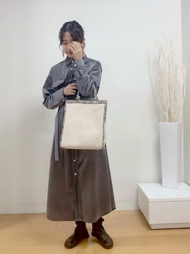 「ketty（ケティ）のアイテム（ワンピース）」を使った、yuhaさん（レディース・165cm）の冬コーディネート