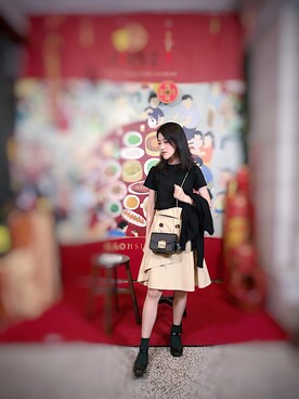 「cui-cui（キュイキュイ）のアイテム（アクセサリー）」を使った、loritonwさん（レディース・158cm）の冬コーディネート
