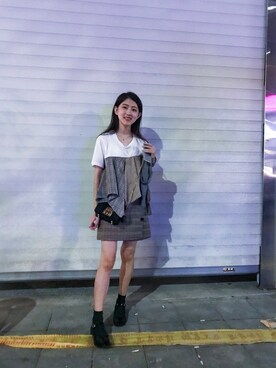 「cui-cui（キュイキュイ）のアイテム（アクセサリー）」を使った、loritonwさん（レディース・158cm）の春コーディネート