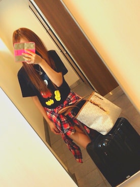 「ミッキー」｜Nさん（レディース・152cm）の夏コーディネート