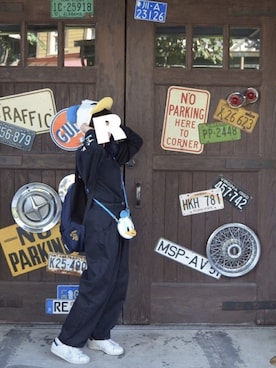 Men S ドナルドダック デイジーダック Big Tシャツを使った人気ファッションコーディネート Wear