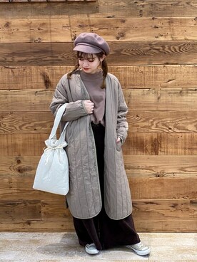 yukaさん（レディース・153cm）の冬コーディネート