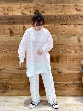 yukaさん（レディース・153cm）の春コーディネート