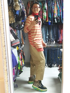 「mercibeaucoup,（メルシーボークー）のアイテム（トップス）」を使った、mickeysharpeyesさん（メンズ・179cm）の秋コーディネート