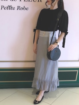 「メゾンドフルール」｜「アイテム（その他）」を使った、BeLLeさん（レディース・160cm）の春コーディネート