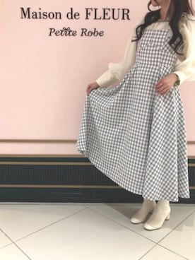 「メゾンドフルール」｜「アイテム（その他）」を使った、BeLLeさん（レディース・160cm）の春コーディネート