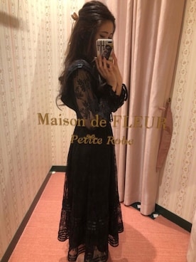 「メゾンドフルールプチローブ」｜「アイテム（アナログ腕時計）」を使った、BeLLeさん（レディース・160cm）の春コーディネート
