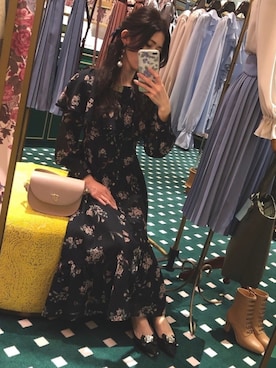 「メゾンドフルール」｜「アイテム（その他）」を使った、BeLLeさん（レディース・160cm）の春コーディネート