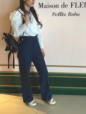 「メゾンドフルール」｜「アイテム（その他）」を使った、BeLLeさん（レディース・160cm）の春コーディネート