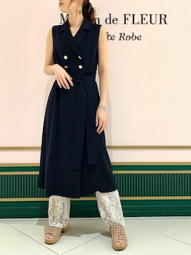 「メゾンドフルール」｜「アイテム（その他）」を使った、BeLLeさん（レディース・160cm）の夏コーディネート