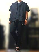 ETHOSENS（エトセンス）の「【ETHOSENS】オープンカラーシャツ（シャツ