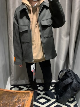 「JOURNAL STANDARD relume（ジャーナルスタンダード　レリューム）のアイテム（ブルゾン）」を使った、buriburi_geriさん（メンズ・174cm）の冬コーディネート