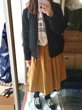 あおいさん（レディース・160cm）の春コーディネート