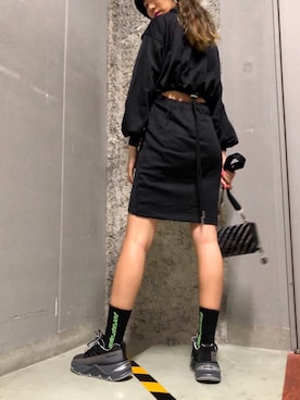 「Paragraph（パラグラフ）のアイテム」を使った、Yさん（レディース・164cm）の夏コーディネート