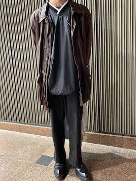「Y/Project（ワイプロジェクト）のアイテム」を使った、Hiさん（メンズ・170cm）の秋コーディネート