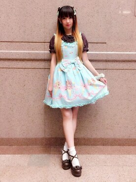 「Queen Bee（クイーンビー）のアイテム」を使った、YOLAN。さん（レディース・155cm）の秋コーディネート