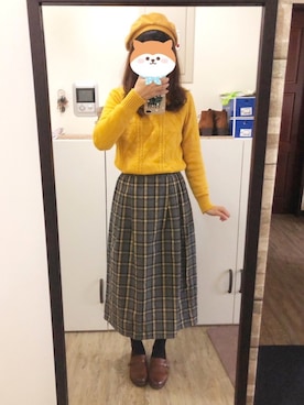 momoさん（レディース・156cm）の冬コーディネート