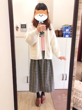 momoさん（レディース・156cm）の冬コーディネート