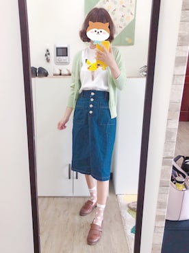 「pokemon」｜momoさん（レディース・155cm）の夏コーディネート