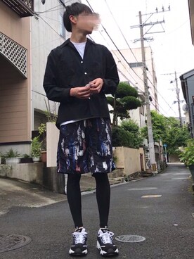 レギンス スパッツを使った オープンカラーシャツ のメンズ人気ファッションコーディネート Wear