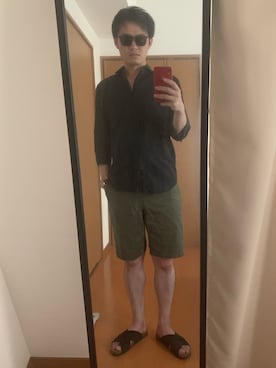 「URBAN RESEARCH（アーバンリサーチ）のアイテム（サンダル）」を使った、Yasuさん（メンズ・174cm）の夏コーディネート