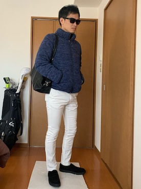 「UNITED ARROWS（ユナイテッドアローズ）のアイテム（ダウンジャケット/コート）」を使った、Yasuさん（メンズ・174cm）の冬コーディネート