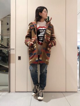 girikoさんの（HYSTERIC GLAMOUR | ヒステリックグラマー）を使ったコーディネート