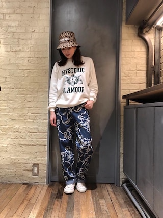 ヒステリックグラマー　スウェット　リメイクバッグ　HYSTERICGLAMOUR HYSTERIC GLAMOUR（ヒステリックグラマー）の「AMAZING