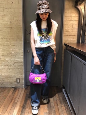 「でにむ」｜「アイテム（その他トップス）」を使った、girikoさん（レディース・165cm）の夏コーディネート