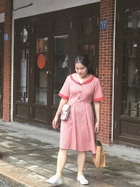 「棉麻」｜Tianloorさん（レディース・153cm）の夏コーディネート