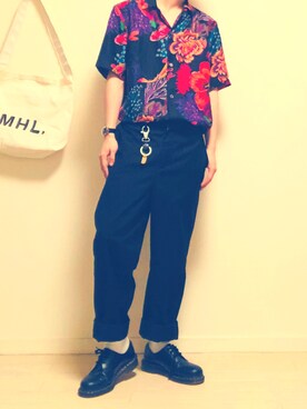 「ポールスミス」｜「アイテム（アクセサリー）」を使った、太郎さん（メンズ・167cm）の夏コーディネート