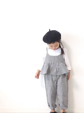 「アイテム（キャミソール）」を使った、＊sara＊さん（キッズ・90cm）の夏コーディネート