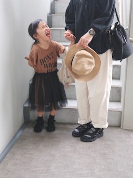 ＊sara＊さん（キッズ・90cm）の春コーディネート