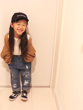 ＊sara＊さん（キッズ・90cm）の秋コーディネート